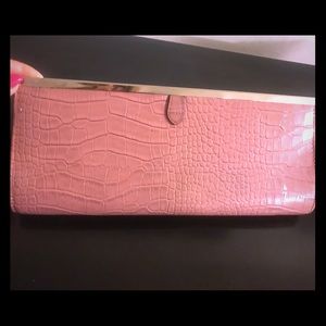 Aldo Pink clutch